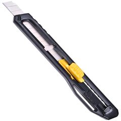 ESTILETE RETRÁTIL COM TRAVA AUTOMÁTICA 9MM