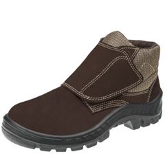 BOTINA VELCRO 50B26 CB VEL BP NUB NUBUCK CAFE N.45 CA 43273