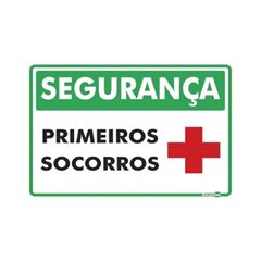 PLACA PRIMEIROS SOCORROS 20X15X0,80