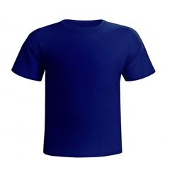 CAMISA DE MALHA MANGA CURTA AZUL TAM. GG