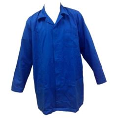 JALECO DE BRIM MANGA LONGA AZUL TAM. P