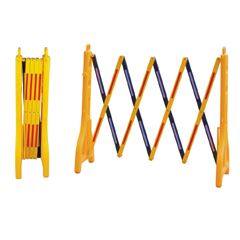BARREIRA PANTOGRAFICA 0.96 X 2.5M AMARELO E PRETO
