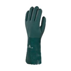 LUVA QUIMICA PVCGRIP 35CM VERDE TAM. M/8 CA 37559