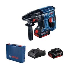 MARTELO PERFURADOR BATERIA SDS PLUS GBH 180 LI 18V + 2BAT + MALETA 2.0KG