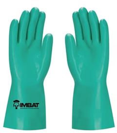 LUVA LATEX FORRADA VERDE 9