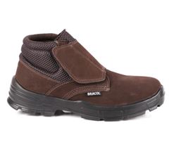 BOTINA VELCRO NOBUCK 4031BVNN4600LL MARROM CAFE N.45 CA 25684
