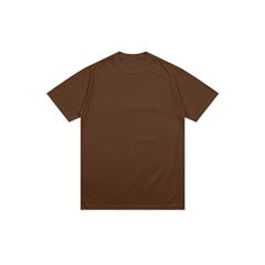 CAMISA DE MALHA MANGA CURTA MARROM TAM. GG