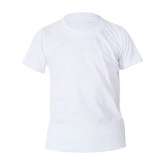CAMISA DE MALHA MANGA CURTA BRANCA TAM. M