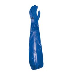 LUVA QUIMICA COMPLETA PETRO VE7 66CM AZUL TAM. M/8 CA 41474