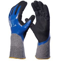 LUVA SEGURANÇA FLEXCUT BANHO TOTAL LONGA DA45500L AZUL TAM.XG/10 CA 41948
