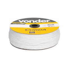 CORDA MULTIFILAMENTO TRANÇADA BRANCA 6,0MM RL C/ 165M