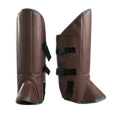 PERNEIRA BIDIM COM VELCRO MARROM 3 TALAS DE AÇO CA 51214