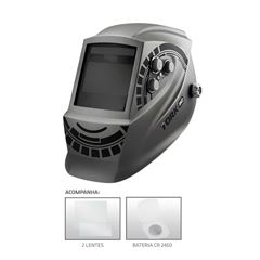 MÁSCARA DE SOLDA CONTROL SOLAR 8K 1 BAT + 1 LENTE INT + EXT CA 47304