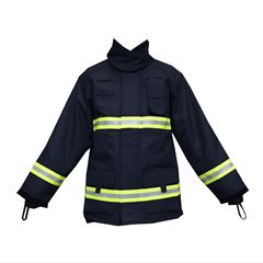 BLUSÃO BOMBEIRO EM ARAMIDA PRETO C/ REFLETIVO AM TAM. GG CA 32772