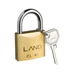 CADEADO TRADICIONAL LATÃO LAND 40MM