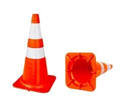 CONE PVC FLEXIVEL REFLETIVO NBR 15071