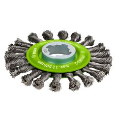 ESCOVA CIRCULAR INOX TRANÇADA X-LOCK