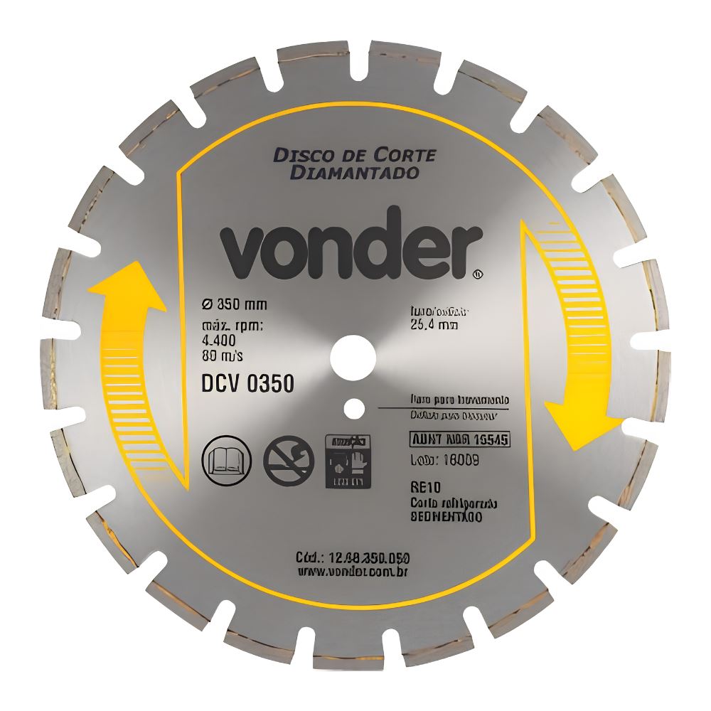DISCO CORTE DIAMANTADO DCV 0350