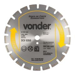 DISCO CORTE DIAMANTADO DCV 0350