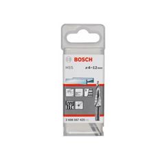 BROCA METAL ESCALONADA HSS 9 ETAPAS 4 A 12MM