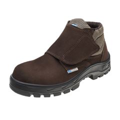BOTINA VELCRO 50B22VEL C NUB ELETRICISTA NUBUCK CAFE N.37 CA 25933