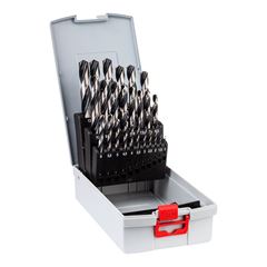 JOGO DE BROCAS METAL HSS G POINTTEQ 25 PEÇAS