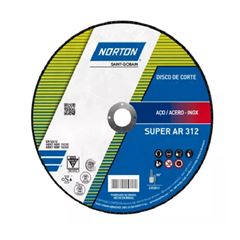 DISCO CORTE SUPER AR312 AÇO/INOX 7 X 1/8 X 7/8