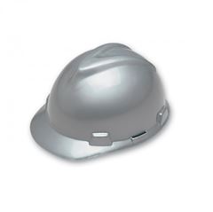 CAPACETE DE PROTEÇÃO V-GARD CINZA ALUMINIO CA 498