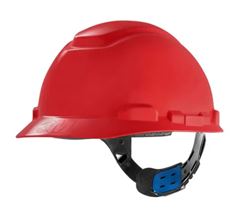 CAPACETE DE PROTEÇAO H700 3M OWENS VERMELHO COM JUGULAR CA 29637