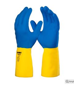 LUVA SEGURANÇA NEOLATEX DA224D AZUL TAM.P/7 CA 5774