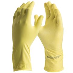 LUVA MULTIUSO CONFORT LATEX DA 299 AMARELO TAM.P/7 CA 15532