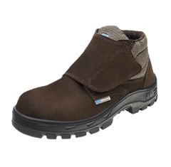 BOTINA VELCRO 50B22VEL C NUB ELETRICISTA NUBUCK CAFE N.35 CA 25933