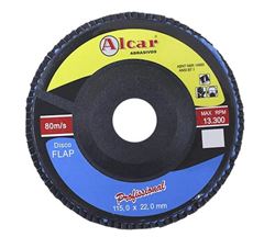 DISCO DE LIXA FLAP 4.1/2